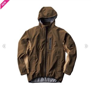 INAREM ストレッチレインスーツ カーキ LL ワークマン 防水 イナレム マウンテンパーカー 登山 キャンプ アウトドア