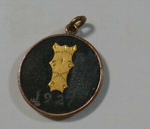 戦前　第四回　京都学生馬術連盟競技大会　1927年（昭和２年）　徽章　メダル　