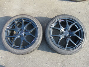 (C0000-F) SSR GTV03 18インチ アルミ 2本 5H 114.3 8J 7.5J +43 8.5J +48 KENDA Kuavela KR32 DUNLOP VEURO VE303 225/45ZR18 245/40R18