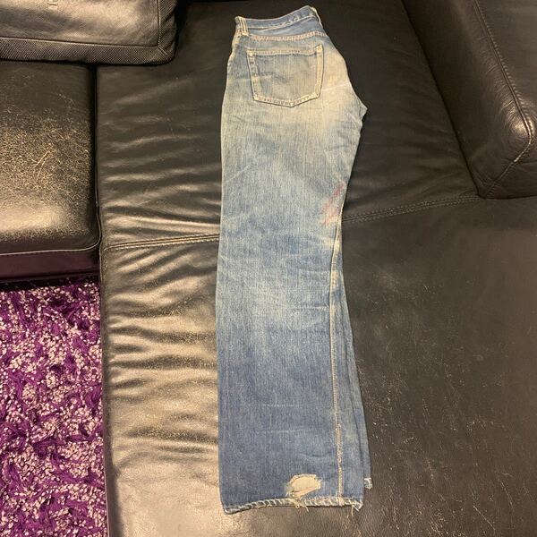 Levis ヴィンテージデニム 501xx 40後期　センターループ　オフセット　均等v vステッチ