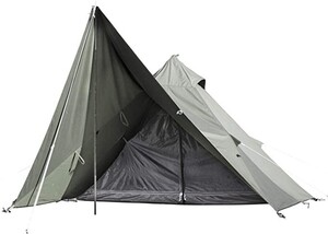 ソロ ティピー1 TC BDK-75TC【1人用】カーキ色 ワンポール テント