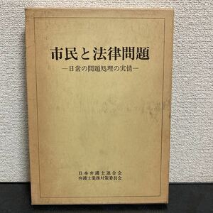 ◆激安◆ 激レア◆市民と法律問題◆日常の問題処理の実情◆日本弁護士連合会◆弁護士業務対策委員会◆