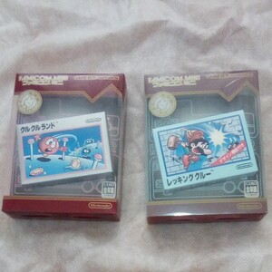 ゲームボーイアドバンス ファミコンミニ(クルクルランド レッキングクルー) 2本セット