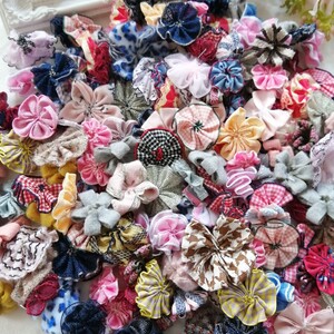 材料 手作り 花 モチーフ パーツ へやゴム ハンドメイド 花モチーフ YPH1