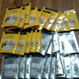 AHMAD TEA アーマッドティー イングリッシュNO.1 & アールグレイ ティーバッグ 30P(各15P)①