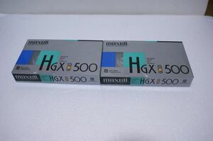 mak cell /maxell производства HGX GOLD 500 2 шт. комплект Beta видеолента 