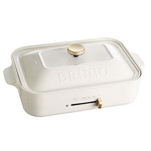 【1点のみ】入金後24時間以内出荷可能!新品未開封ブルーノホットプレートホワイト BRUNO コンパクトホットプレート