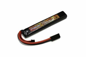 オプションNO1・BIG POWER LIPO 7.4V 1100ｍAhバッテリー・GB-0006M