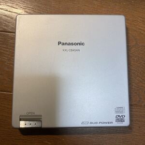 Panasonic KXL-CB45AN USBバスパワー外付けポータブルDVD-ROM&CD-R/RWドライブ+ACアダプターKX-WZ712 通電のみ確認