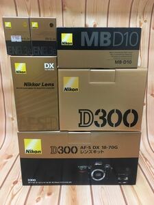 Nikon D300 AF-S DX 18-70G レンズキット マルチパワーバッテリーパック MB-D10 リチャージブルバッテリー EN-EL3e 2個セット