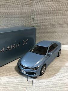 1/30 トヨタ 新型マークX　MARK X 後期 非売品 カラーサンプル ミニカー トゥルーブルーマイカメタリック