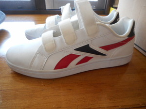 Reebok Reebok sneakers velcro 26.5cm some stains equipped 
