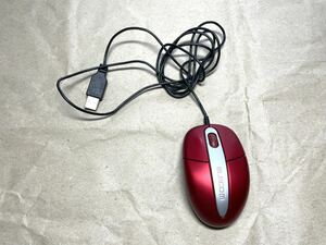 ELECOM USB マウス　M-M3URRD　エレコム　動作品