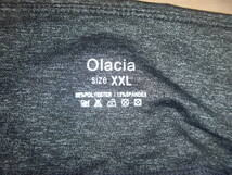 アメリカ本土で購入 タグ付き☆未使用 Olacia メンズ スパッツ トレーニング パンツ ロング グレー ２XL _画像2