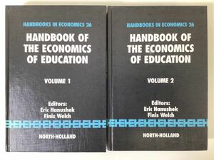 HANDBOOK OF THE ECONOMICS OF EDUCATION 教育経済学ハンドブック 2冊セット 洋書/英語【ta03f】