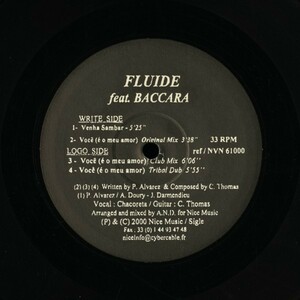 試聴 Fluide Feat. Baccara - Voce (E O Meu Amor) [12inch] Nice Music FRA 2000 Latin House