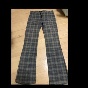 チェック柄ズボン 足長効果! 美品 値下げしました。
