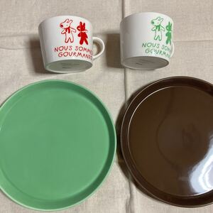 リサとガスパール カップ&プレートセット パスコ 当選