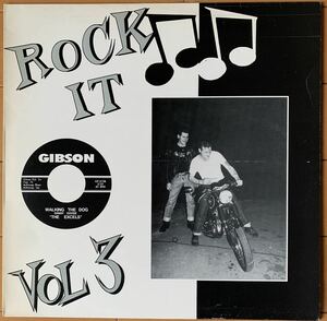 ROCK IT vol.3、ロカビリー、ロックンロール、LP、好内容、FRANCE、限定盤、LENOX RECORDS