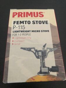 PRIMUS プリムス フェムトストーブ P-115