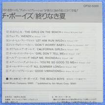 CD　ビーチ・ボーイズ / 終りなき夏　THE BEACH BOYS / ENDLESS SUMMER　1987年　サーファー・ガール　_画像6