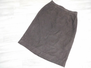 O33 クリッツィア EVEX by KRIZIA 美品 ブラウン スカート サイズ40 即決：大きいサイズ レディース