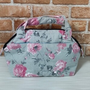 花柄ミニバック☆ハンドメイド☆