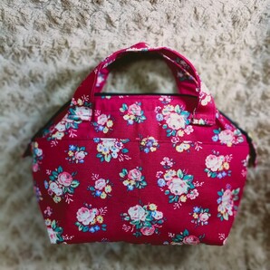 小花柄ハンドバック☆ハンドメイド☆