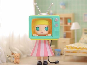  out of print selling up hard-to-find limited amount production Kennyswork x POPMART MOLLY WATCHING TELEVISION large hot toys .meti com toy is not 