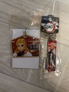 鬼滅の刃 煉獄杏寿郎 アクリルキーホルダー 木札ストラップ