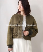 定価28.000 新品 MANON “crew military blouson” ミリタリーブルゾン ジャケット 0 マノン_画像1