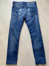 美品 DIESEL “BUSTER” 0858N Blue Eyecons デニム パンツ 31 ディーゼル 岡山デニム_画像6