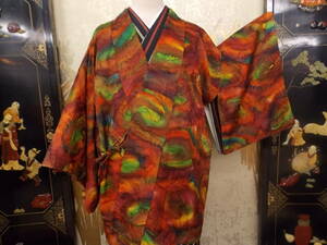 Art hand Auction Kimono Konjaku 2870 معطف أنيق ملابس سفر بتصميم نمط عالي الجودة يتم نسج تفاوت خيوط التصميم بشكل جميل مثل التطريز والصباغة المرسومة يدويًا, موضة, كيمونو نسائي, كيمونو, معطف, علي الطريق