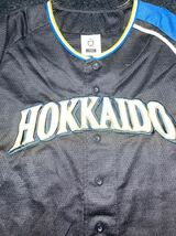 即決 北海道日本ハムファイターズ ユニフォーム ミズノ製 Sサイズ WE LOVE HOKKAIDO 2008 WLHシリーズ 2008 ブラック 黒_画像7