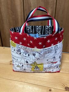 ハンドメイド★バックインバック★スヌーピー