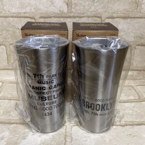 2個セット新品 真空ステンレスタンブラー300ml ブルックリン 冷 温
