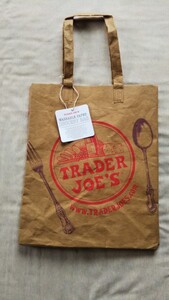 トレーダージョーズ TRADER JOE''S ウォッシャブルエコバッグ トートバッグ【新品】