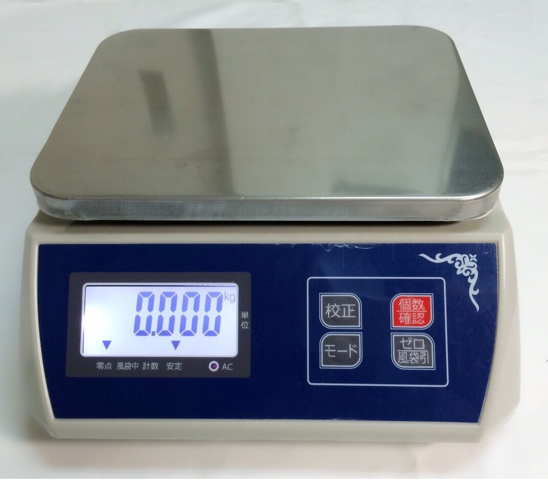 高い素材 Bonvoisin デジタルはかり 30kg 1g 電子スケール デジタル計量器 計数スケール RS232インターフェース 計量皿