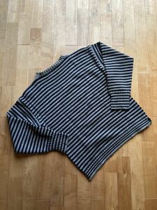 Le Tricoteur ルトリコチュール Guernsey Sweater サイズ40相当 ウールガンジーセーター ニット ボーダー