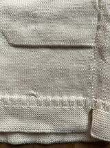 Le Tricoteur × iliann loeb(ルトリコチュール×イリアン ローブ)ポケット付きウールワイドニット サイズF ウールガンジーセーター_画像10