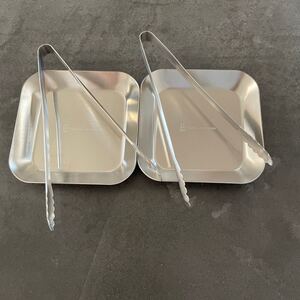 ツバメカトラリー 薬味小皿&ミニトング 4点セット 新品未使用 made in tsubame 燕