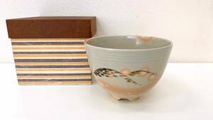 京焼　村田亀水造　銘あり　茶碗　直径約12.5cm / 茶道具　茶器　和風　陶磁器　骨董【SB01054S88】