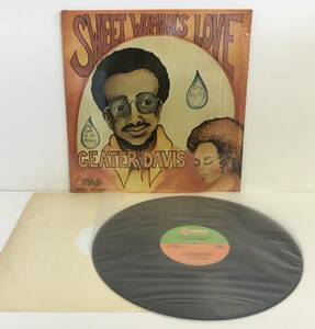 LP GEATER DAVIS / Sweet Woman's Love HOS-6000 USオリジナル HOUSE OF ORANGE ジーター・デイヴィス
