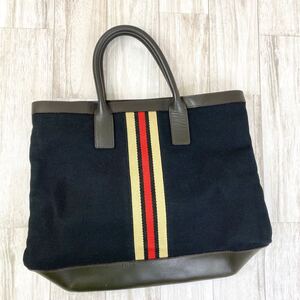 BURBERRY BLUE LABEL バーバリーブルーレーベル キャンバス×レザー トートバッグ ハンドバッグ 5-42