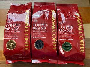澤井珈琲 レギュラーコーヒー(中挽き) 500g×3袋