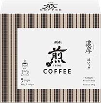 AGF 煎 レギュラーコーヒー プレミアムドリップ 濃厚 深いコク 5袋×6箱 【 ドリップコーヒー 】_画像1