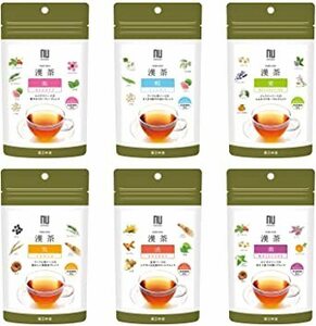 漢茶 6種アソートセット 36包入り ティーバッグ ノンカフェイン 健康茶 薬日本堂