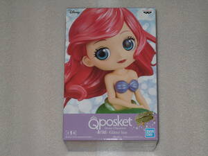 Qposket　disney characters　Ariel　glitter line 　ディズニー　アリエル　グリッター　フィギュア　非売品　プライズ　qposket　
