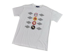 【新品】スシロー Tシャツ 半袖【M】白/ホワイト◆21002 すしろー 寿司 お寿司 回転ずし 男性用