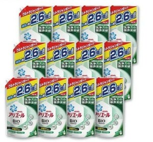 アリエールバイオサイエンスジェル 部屋干し用詰め替え 1800g*12袋セット